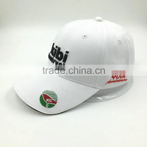 Custom Design 100% Cotton 3D Embroidery 6 Panel Baseball Cap Golf Cap photo-3