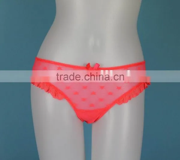 2013 New Design Sexy Women Transparent Full Lace Panty