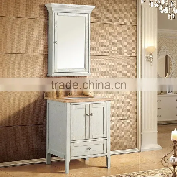 WTS-857Y Design Element Pearl White Solid Wood 30-inch Modern Bathroom Vanity Set photo-2