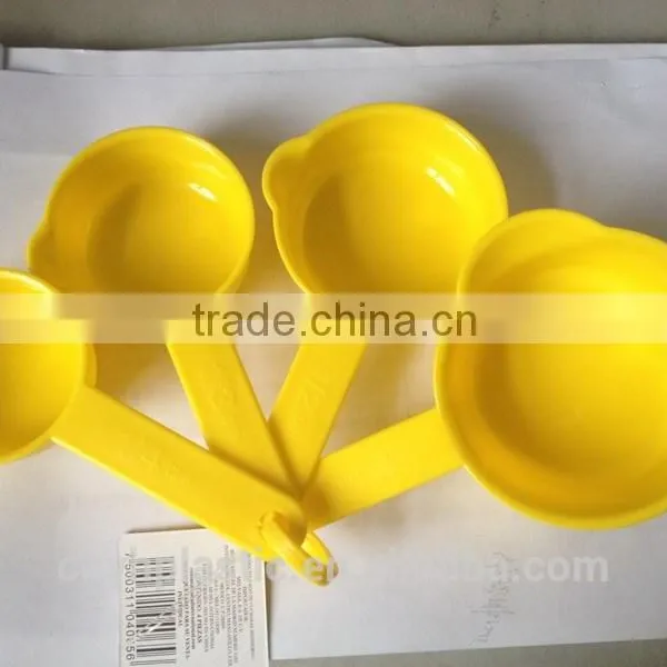 Plastic Measuring Coloful Spoons 4 Pcs/set Creative Kitchen Tool Factory Supply photo-4