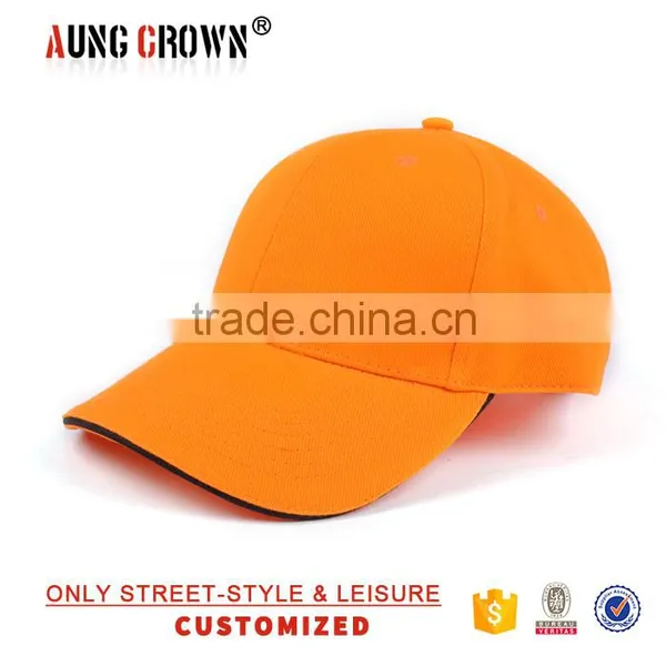 6 Panel Blank Adjustable Baseball Cap photo-2