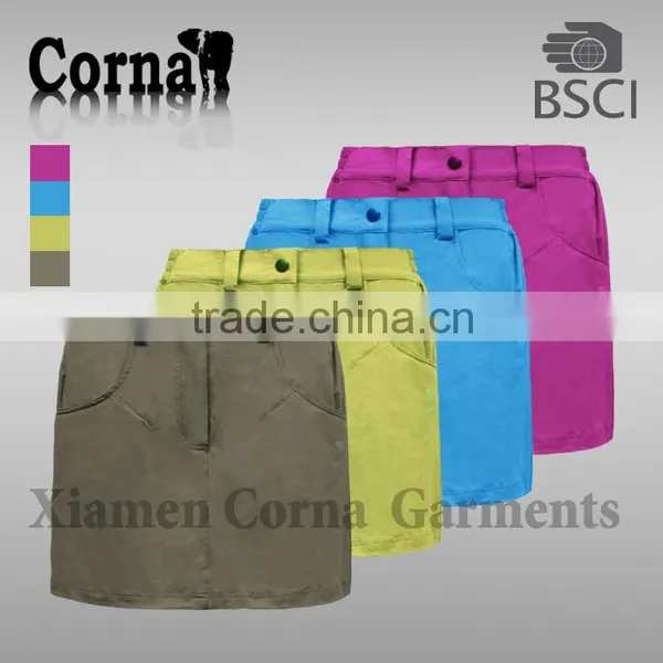 Fashion Colorful Ladies Sport Skirt With Inside Short photo-3