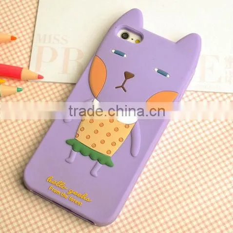 3D Silicone Animal Case for IPhone 4 photo-6