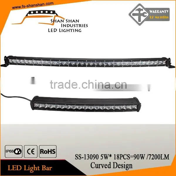 90w 19 Inch Single Row Super Slim Led Light Bar photo-2