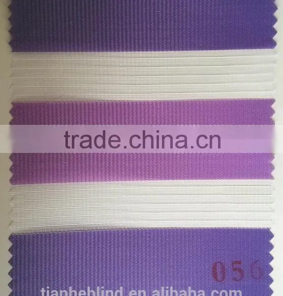 Double-color Translucent Zebra Blinds Fabrics photo-6