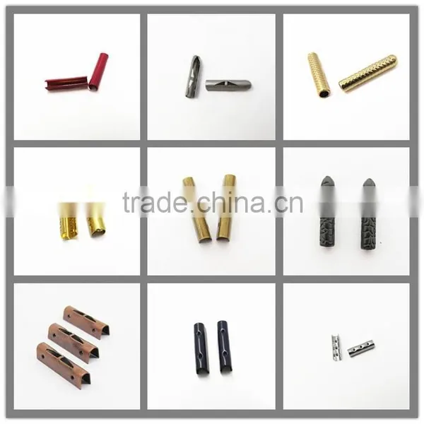 13mm Gold Metal Shoe Lace End Caps And Metal Aglet photo-6