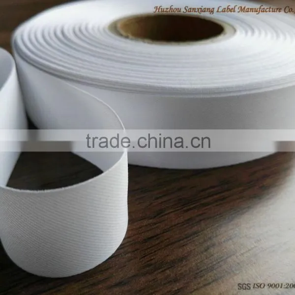 Distinguished Full Dull Satin Ribbon, Label Fabric for Brand Labels, Classical Swimwear Labels photo-6