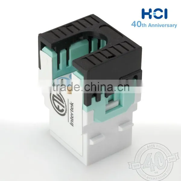Network Solution ISO RJ45 8P8C UTP 180Degree Cat 6A Keystone Jack photo-6