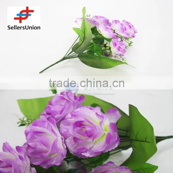 No.1 Yiwu Exporting Commisssion Giant Artificial Flower Purple Agent Required photo-2