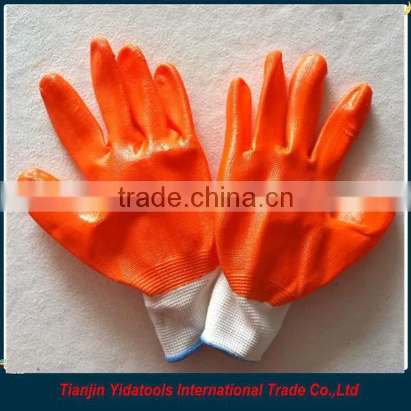 Nylon Lined Nitrile Dipped Gloves photo-3