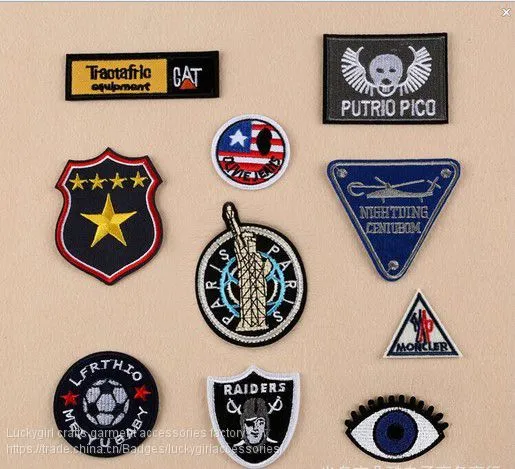 Hats Clothes Custom iron-on patch, excellent colorful iron-on patch