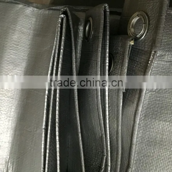 PE Rainproof Woven Mesh Tarp Design for Wedding,aluminum Eyelet Outdoor Tent Tarp Fabric photo-3