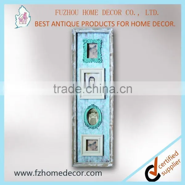 Home Decor Type Very Thick Handmade Wooden Collage Photo Frame With Resin Decor photo-4