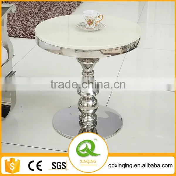 D009 Hot Sale Modern Home Furniture Marble Top End Table photo-2