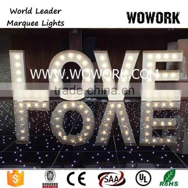 LED Letter Light for Rental in Events photo-2
