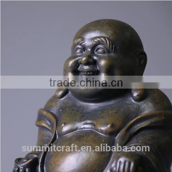 Resin Laughing Buddha Statue Laughing Buddha Water Fountain photo-5
