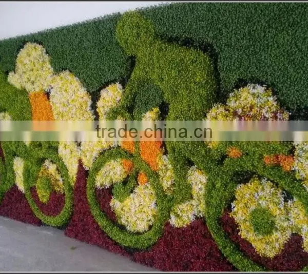 Indoor and Outdoor Decorative Green Plants Wall Make and Install photo-2