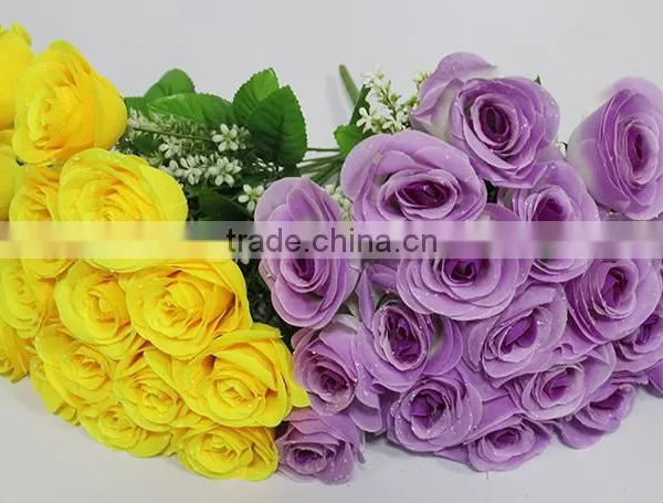 Vente en Gros de Roses Artificielles Fabriquees en Chine photo-2