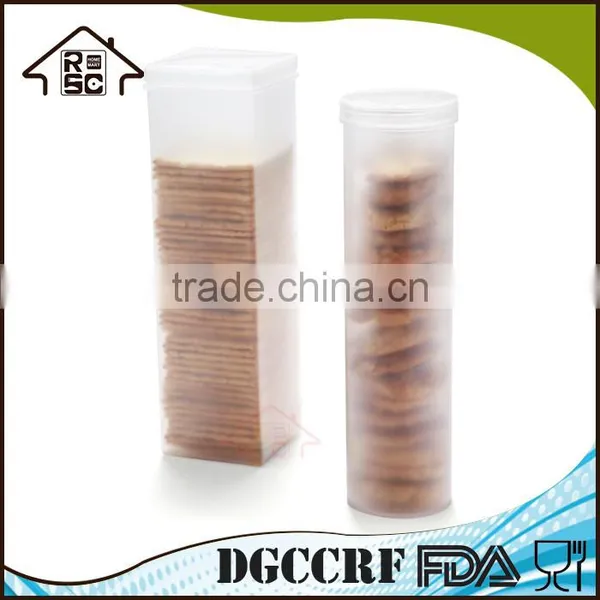 NBRSC 2-Piece Stackable Transparant Biscuit Plastic Storage Container Cookie Boxes Wholesale photo-3