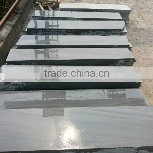Black Sandstone Tiles Dark Grey Sandstone Slab For Sale photo-5