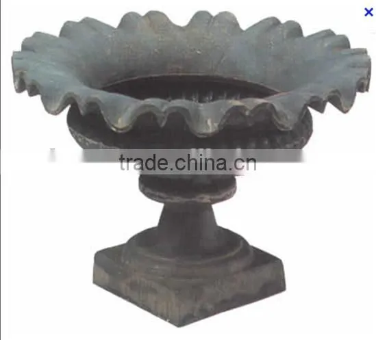 Metal Casting Flowerpots,Outside Casting Iron Flower Pots,Metal Cast Iron Flowerpot photo-2