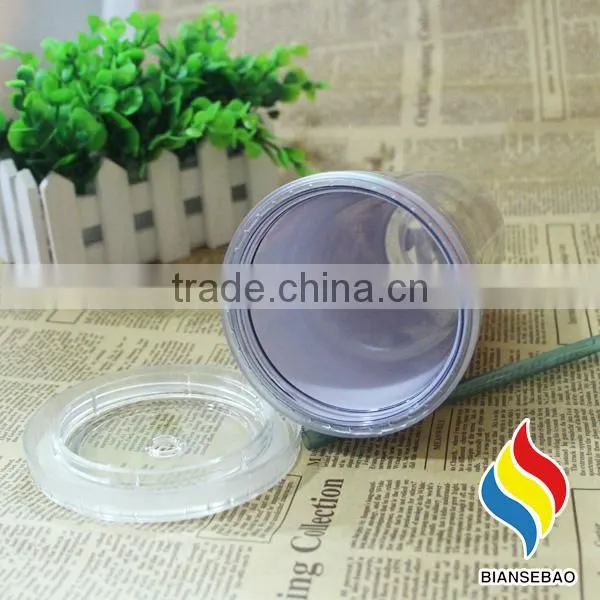 Wholesale 16oz Double Wall Glitter Acrylic Tumblers With Straw photo-6