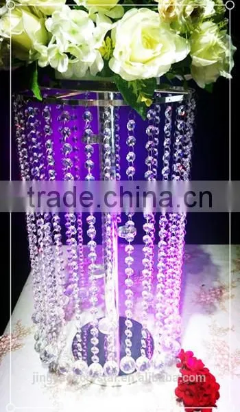 Large Crystal Flower Stand for Event in Many Style