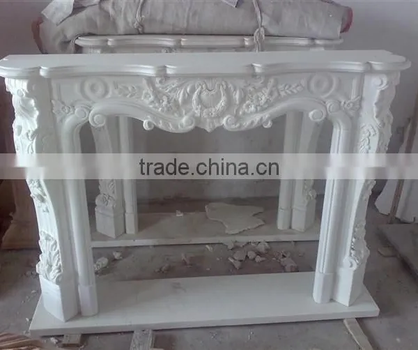 Modern Home Decor Stone Carving Marble Fireplace Mantels photo-2