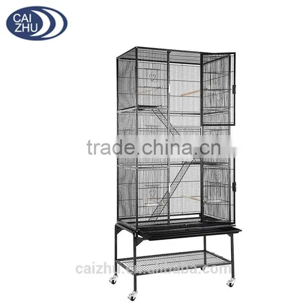 Large 3 Layers Platform Chinchilla Sugar Glider Cockatiel Parrot Bird Cage photo-3