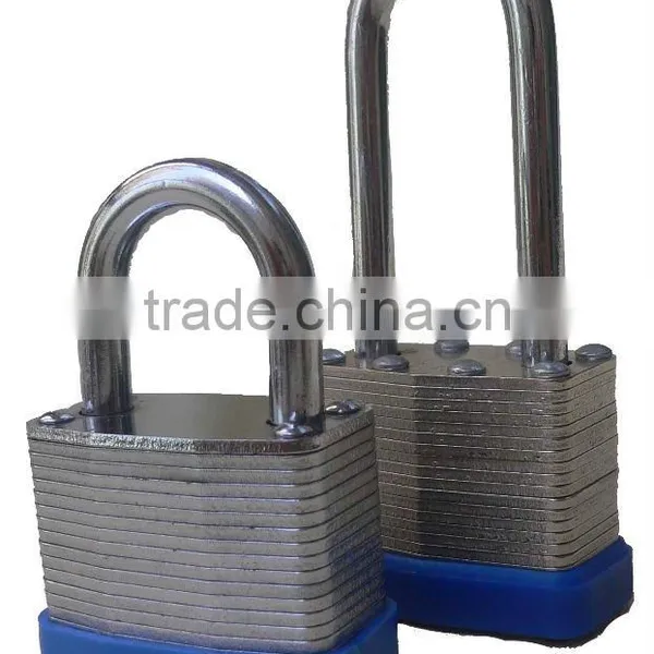 50mm/60mm Keyed Different or Keyed Alike Solid Aluminium Laminated Padlock With Hardened Chrome-plated Steel Shackle photo-4