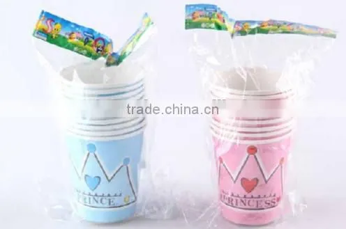 2016 Hot 10pcs Happy Birthday 250ml Paper Cups With Nice Printing photo-4