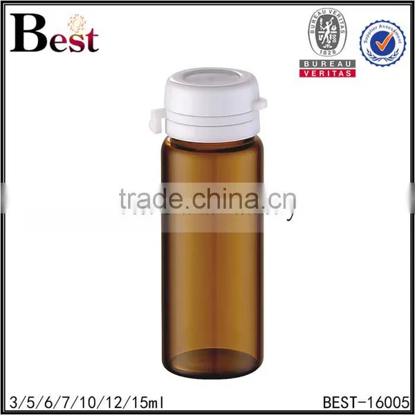 3ml 5ml 10ml 15ml China Hot Products Amber Glass Bottle Tear off Cap Essential Oil Bottle Glass Cosmetic Packaging photo-3