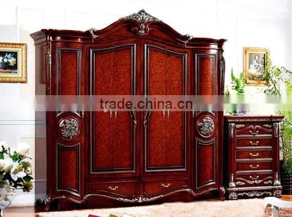 2013 Year Latest Design Wooden Antique European Bedroom Furniture photo-2