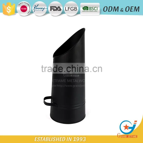 Iron Powder Coating Fire Bucket Fireplace Metal Coal Bucket photo-6