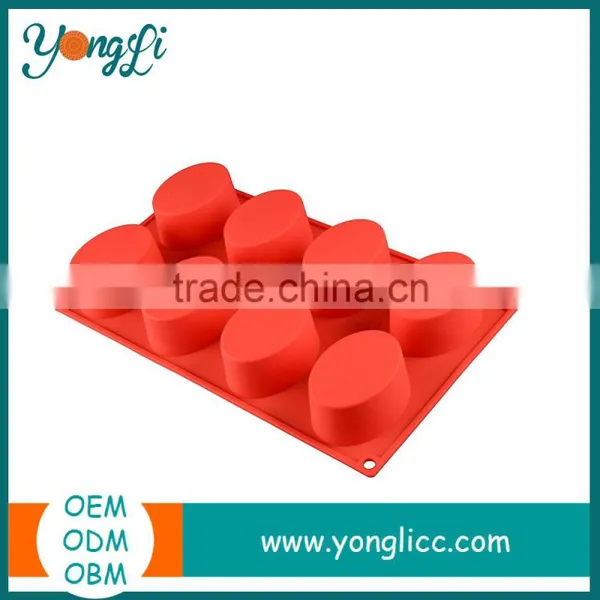 Homemade Craft DIY Soap Making Molds 12 Rectangle & 8 Oval Tray Silicone Mold photo-3