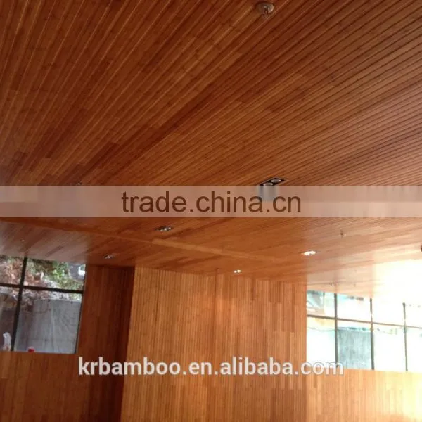 Carbonized Horizontal Matt Finish Bamboo Ceiling Panel With 20 Years Durable Quality for Indoor Use photo-3