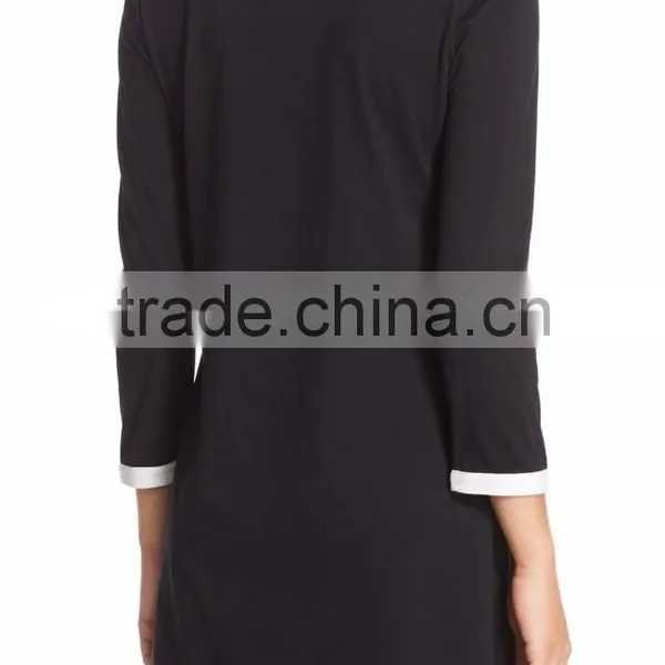 Sexy Sleep Shirt Wholesale Custom Made in China Graphic Cotton Ladies Sleep Shirt photo-3