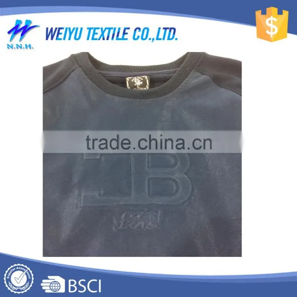 Wholesale Custom Leather Mens Plain Long Sleeve t Shirt photo-3