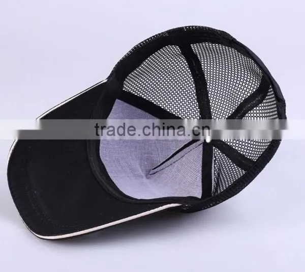 6 Panel Plain Man Trucker Hat Custom Mesh Baseball Cap Blank Unisex Mesh Cap photo-6