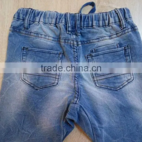 GZY High Quality Fulli Size Raw Denim Jeans for Kids photo-5