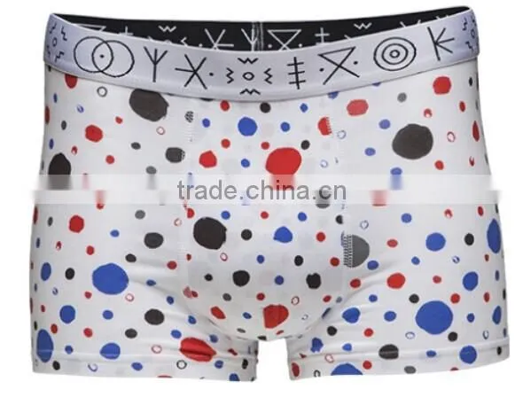 Men Sexy Pop Colorful 3D Print Cotton Boxer Shorts Briefs photo-3