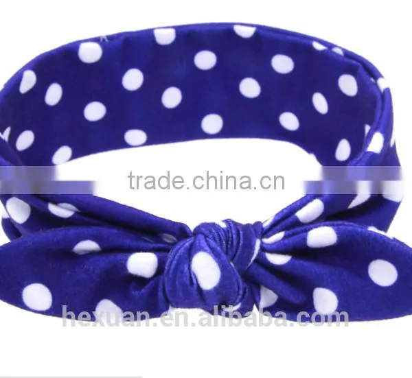Fashionable Kids Printed Cross Baby Girls Hairband Children Hair Accessories photo-4