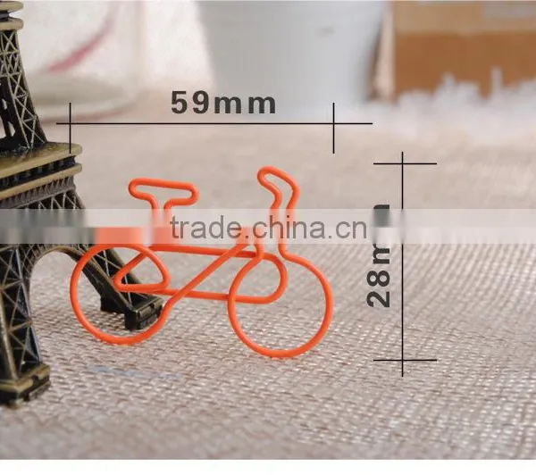 Planner Paper Clip Bicycle Shape Clip Planner Accessories Plastic Clip photo-6