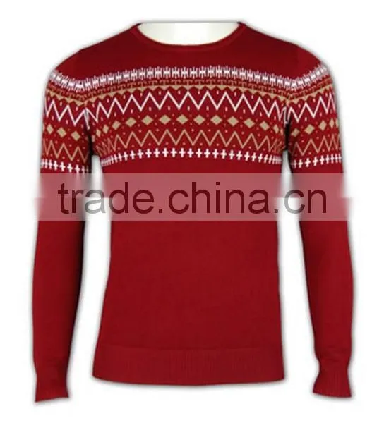 ISO9001/BSCI Manufature Custom Popular Christmas Knitted Pullover Sweater photo-2