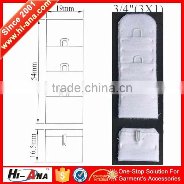 Hi-ana Bra1 ISO 9001 Factory Different Style Bra Hooks and Eyes photo-4