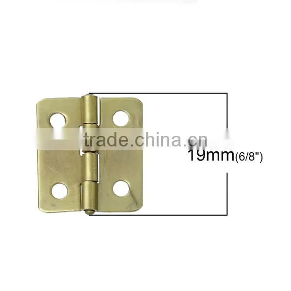 High Quality Bronze Rotatable Door Box Cabinet Furniture Butt Hinges photo-2