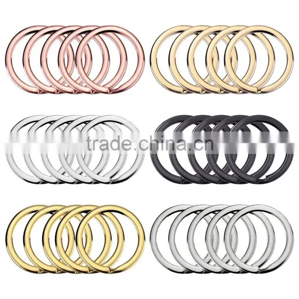 Metal Key Ring Hardware Split Ring photo-2