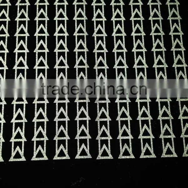 Silver Grey Reflective Heat Transfer T-shirt Logo photo-6