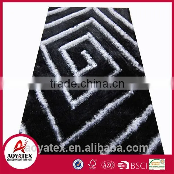 3D Multi Strucure Rug Shaggy Carpet/rug Chinese Knot Shaggy Carpet/rug photo-5