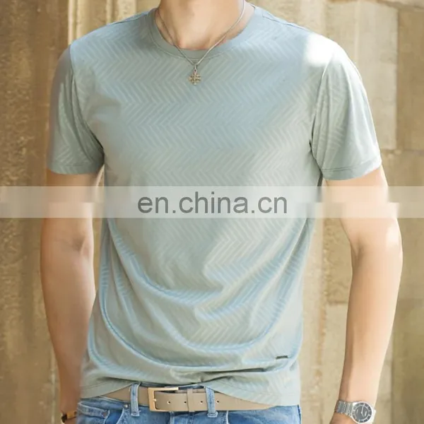 2017 New Design Fitness T-shirt Cotton Round Neck photo-5